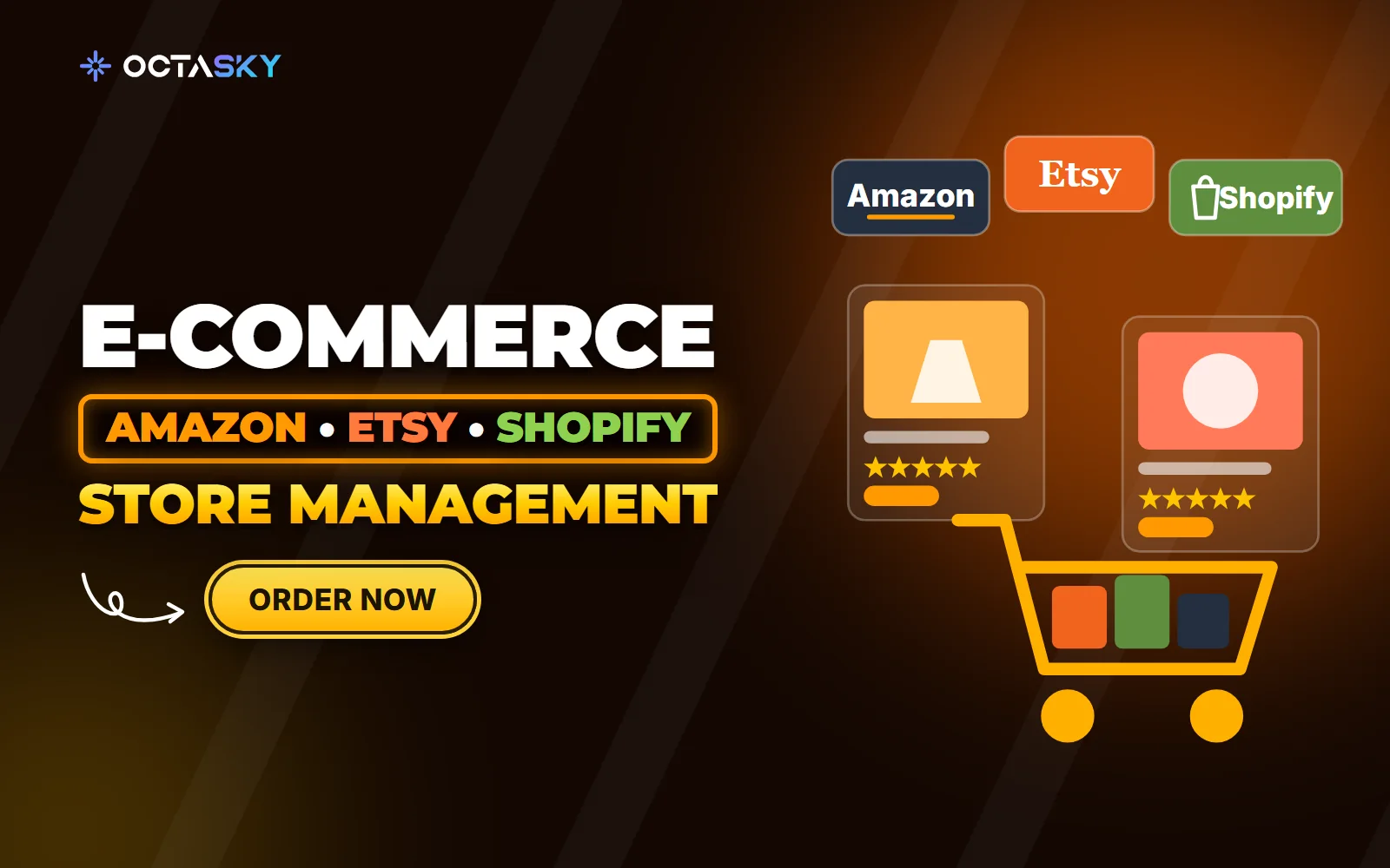 Amazon, Etsy & Shopify Stores by OCTASKY